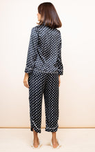 Load image into Gallery viewer, Enya Pyjama Set in Black Dotty