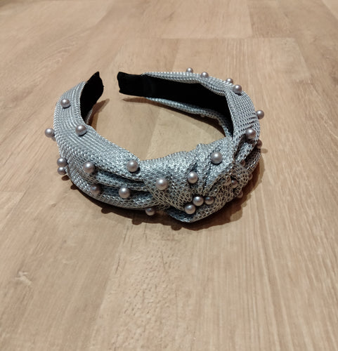 Headband in Pearl Grey