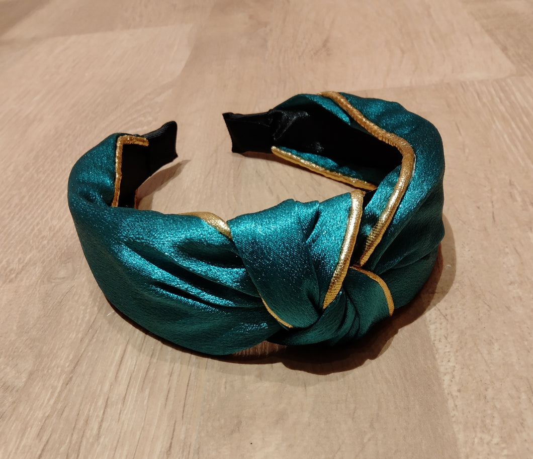 Headband in Turquoise Gold