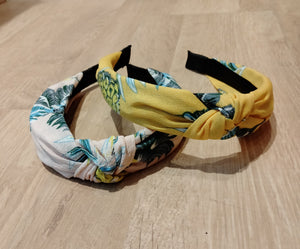Headband in Lemon Floral