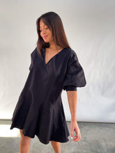 Load image into Gallery viewer, Marlow Mini Dress in Black (sun damaged)