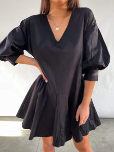 Marlow Mini Dress in Black (sun damaged)