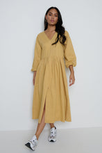 Load image into Gallery viewer, Monique Midi Dress in Camel