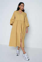 Load image into Gallery viewer, Monique Midi Dress in Camel