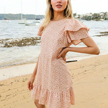 Load image into Gallery viewer, Perla Dress in Boho Nude Floral
