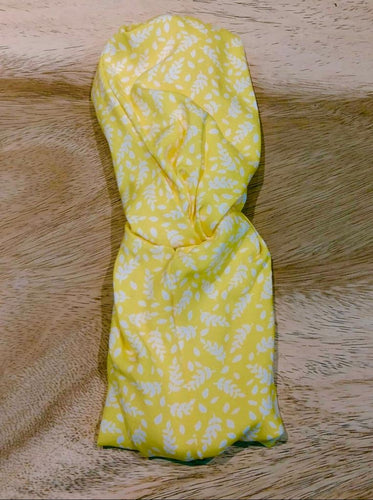 Huda Headband in Yellow Fern