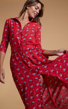 Load image into Gallery viewer, Dove Dress in Red Daisy