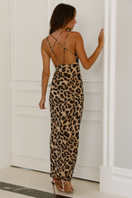 Load image into Gallery viewer, Acadia Maxi Dress in Leopard