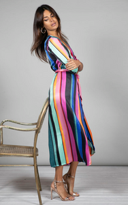 Yondal Dress in Stripe