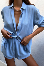 Load image into Gallery viewer, Kym Shirt in Powder Blue
